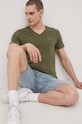 Superdry t-shirt bawełniany M1011170A.6RH zielony SS22