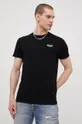 Superdry t-shirt bawełniany czarny