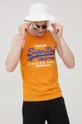 pomarańczowy Superdry t-shirt