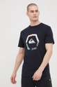 Quiksilver t-shirt bawełniany czarny