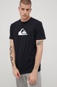 Quiksilver t-shirt bawełniany czarny EQYZT06534