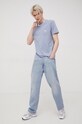 Quiksilver t-shirt bawełniany EQYZT06692 fioletowy SS22
