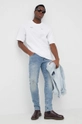 G-Star Raw t-shirt bawełniany D21188.4561 biały