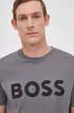Βαμβακερό μπλουζάκι BOSS Boss Casual Ανδρικά