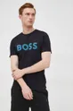czarny BOSS t-shirt bawełniany BOSS CASUAL 50469648