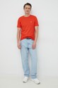 BOSS t-shirt bawełniany BOSS ORANGE 50472584 pomarańczowy AA00