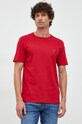 BOSS t-shirt bawełniany BOSS ORANGE czerwony 50472584