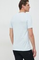 Odzież BOSS t-shirt bawełniany BOSS ORANGE 50472584 niebieski