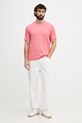 BOSS Orange majica za muškarce s pamukom TChup 50473278 roza AA00