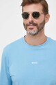 BOSS t-shirt BOSS ORANGE niebieski 50473278