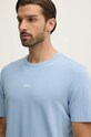 Odzież BOSS t-shirt BOSS ORANGE 50473278 niebieski