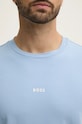 BOSS t-shirt BOSS ORANGE niebieski 50473278