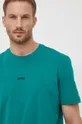 zöld BOSS t-shirt BOSS ORANGE