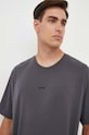 BOSS t-shirt BOSS ORANGE szary 50473278