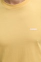 HUGO t-shirt da uomo in cotone Dero222 50466158 giallo