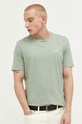 HUGO t-shirt bawełniany zielony 50466158