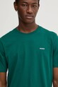 HUGO t-shirt bawełniany zielony 50466158