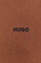 HUGO t-shirt ανδρικό βαμβακερό Dero222 50466158 καφέ