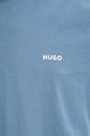 HUGO t-shirt bawełniany 50466158 niebieski