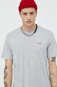 HUGO t-shirt bawełniany szary 50466158