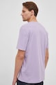 Oblečenie Bavlnené tričko HUGO Dero222 50466158 fialová