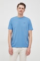 HUGO t-shirt bawełniany Dero222 niebieski 50466158