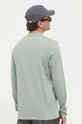 Βαμβακερή μπλούζα με μακριά μανίκια HUGO 100% Βαμβάκι
