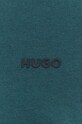 HUGO longsleeve bawełniany zielony 50466159