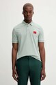 Pamučna polo majica HUGO zelena 50466202