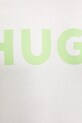 HUGO t-shirt bawełniany biały 50467556