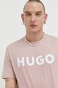 roz pastelat HUGO tricou din bumbac