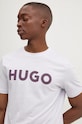 HUGO tricou din bumbac violet 50467556