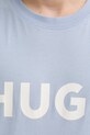 HUGO t-shirt bawełniany 50467556 niebieski