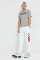 HUGO t-shirt bawełniany 50467556 szary AA00