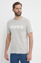 HUGO t-shirt bawełniany 50467556 szary AA00