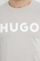 HUGO t-shirt bawełniany szary 50467556