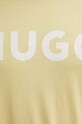 Хлопковая футболка HUGO 50467556 жёлтый