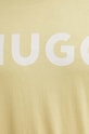 Памучна тениска HUGO 50467556 жълт