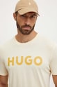 Odzież HUGO t-shirt bawełniany 50467556 żółty