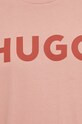HUGO t-shirt bawełniany różowy 50467556