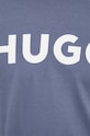 HUGO t-shirt bawełniany niebieski 50467556