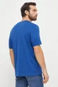 Bombažna kratka majica HUGO modra