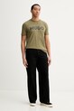 HUGO t-shirt bawełniany Dulivio 50467556 zielony NC00