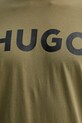 Хлопковая футболка HUGO Dulivio 50467556 зелёный