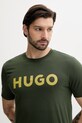 Ruházat HUGO pamut póló 50467556 zöld