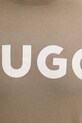 Хлопковая футболка HUGO бежевый 50467556