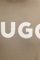 Bavlnené tričko HUGO béžová 50467556