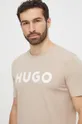 Bombažna kratka majica HUGO 100 % Bombaž