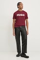 HUGO tricou din bumbac 50467556 rosu NC00