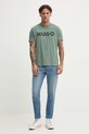 HUGO t-shirt bawełniany 50467556 zielony AA00